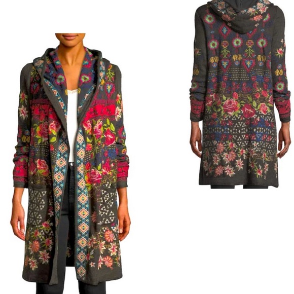 Johnny Was Multicolor Embroidered Jacket - Picture 3 of 14